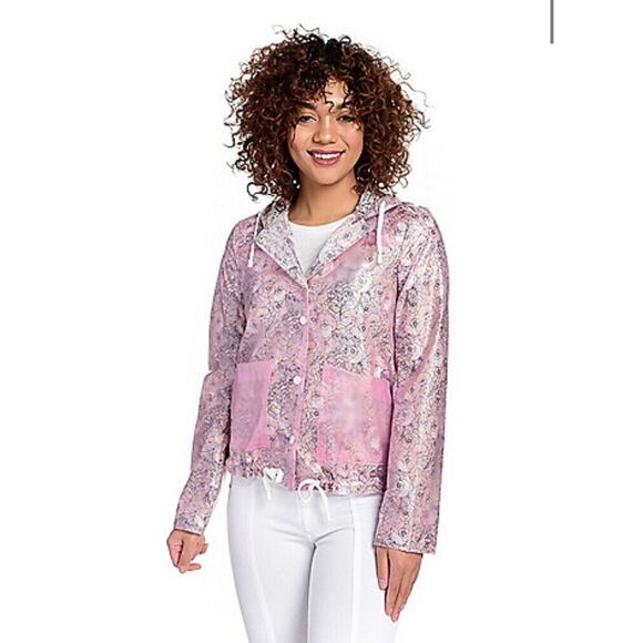 Coffeeshop Company Jackets & Blazers - Coffeeshop New York Women’s Lined Rain Jacket Floral Size 1X